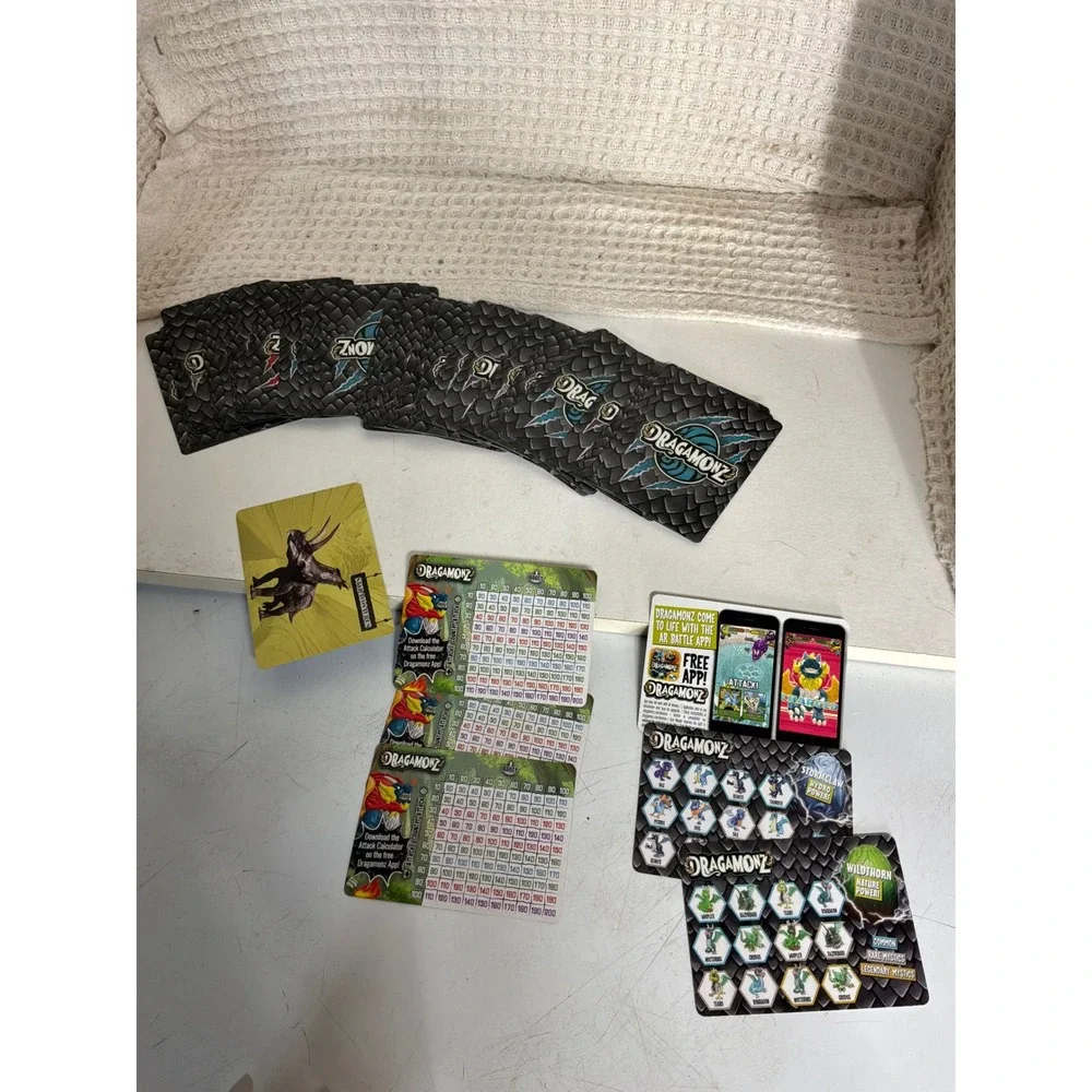 Fantasy Kids Dragamonz Trading Card Lot OS Multicolor